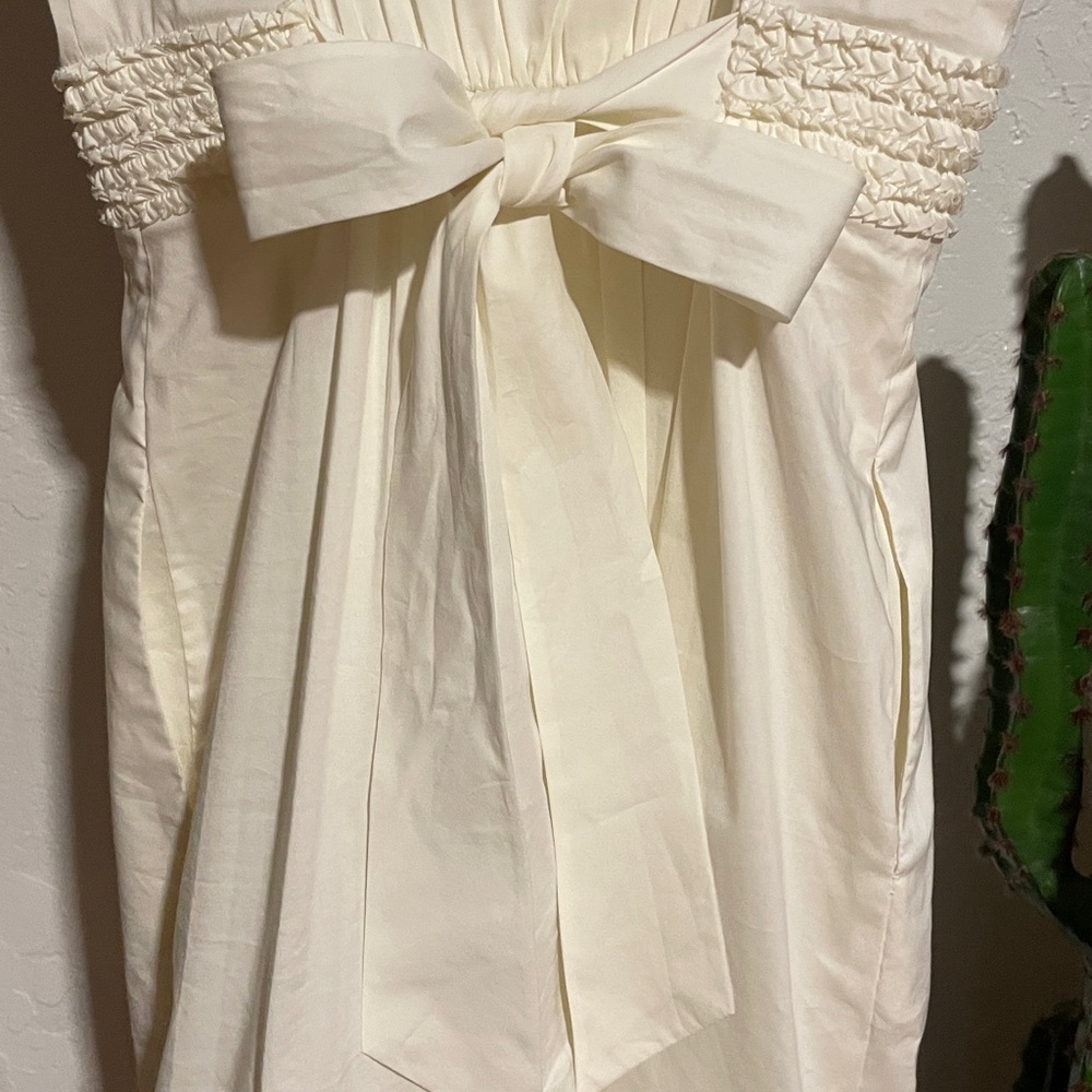BCBGMaxAzria Tie Back Mini Balloon Dress Size XS - Picture 4 of 7